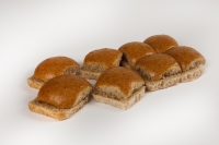 Wheat Sandwich Bun Sliced 3 1/4" (4 packs of 8)