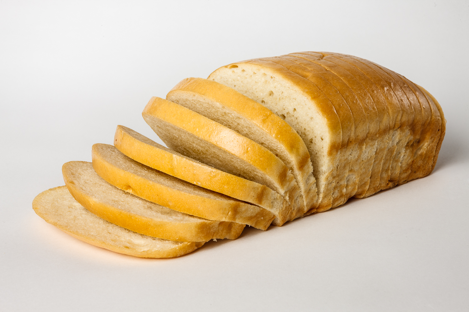 Slices Of Bread In A Loaf