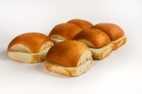 White Sandwich Buns 4" (4 packs of 6)