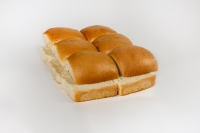 White Sandwich Bun Sliced 3 3/4" (4 packs of 6)