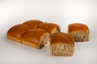 Wheat Sandwich Bun Unsliced 3 3/4" (4 packs of 6)