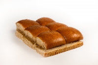 Wheat Sandwich Bun Sliced 3 3/4" (4 packs of 6)